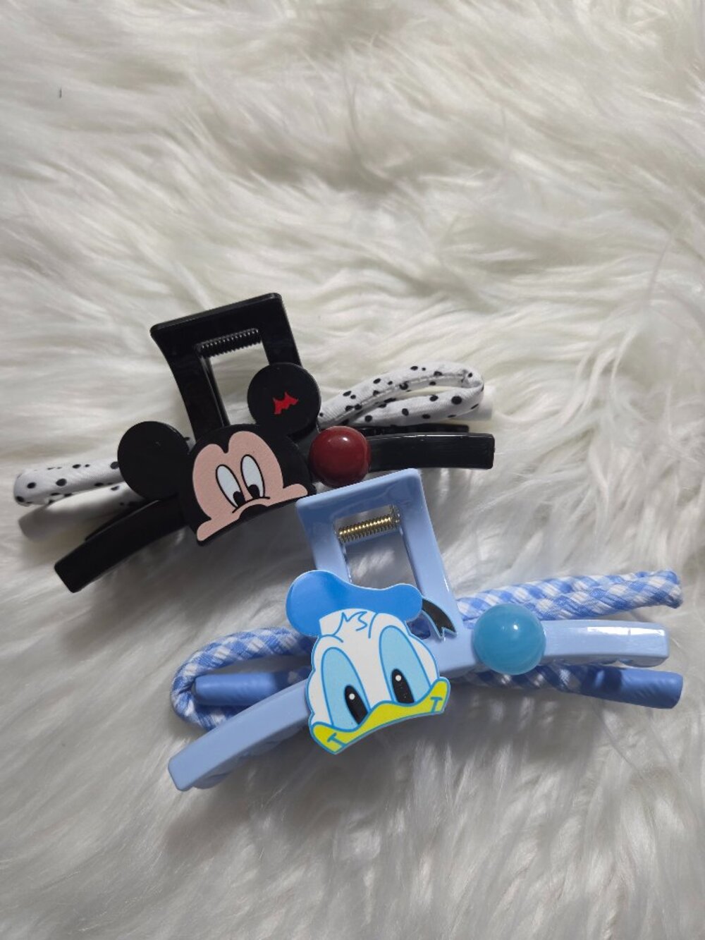 Mickey Mouse & Donald Duck Claw Clip Set